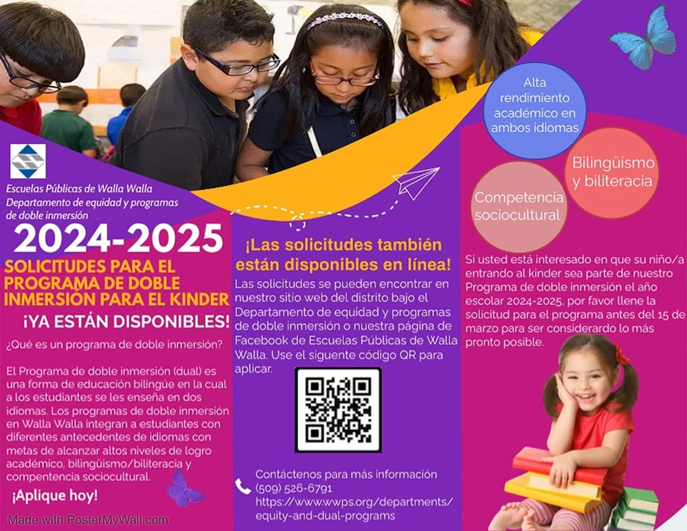 Spanish Kinder Registration Flyer 23-24